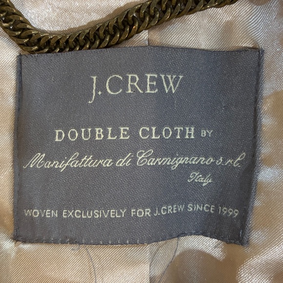 J. Crew Double Cloth Vibrant Yellow Lady Day Wool Coat, Small - Picture 5 of 7